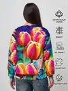 Женский свитшот / Тюльпаны