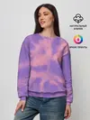 Женский свитшот / Фиолетовый ТАЙ ДАЙ