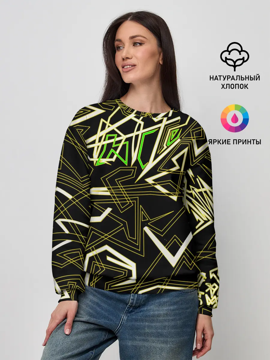 Женский свитшот / Геометрическая абстракция