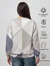 Женский свитшот / Треугольники