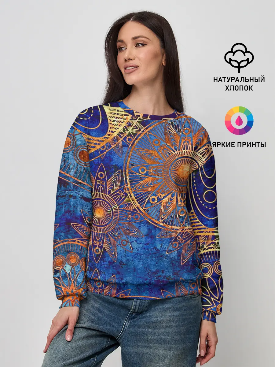 Женский свитшот / Золотые детали