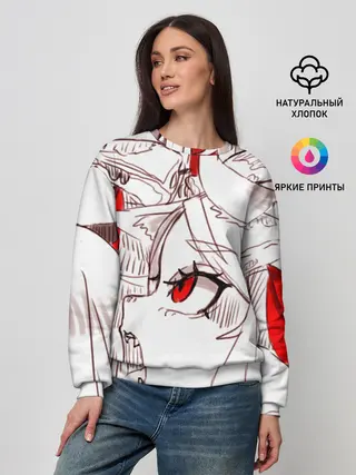 Женский свитшот / Люцифер. HELLTAKER