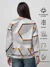 Женский свитшот / 3D абстракция Iron