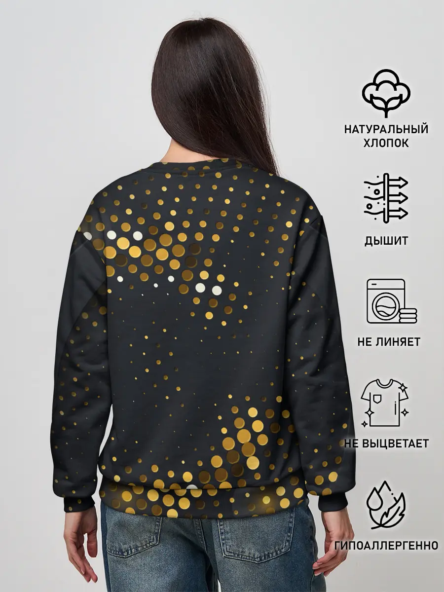 Женский свитшот / black gold