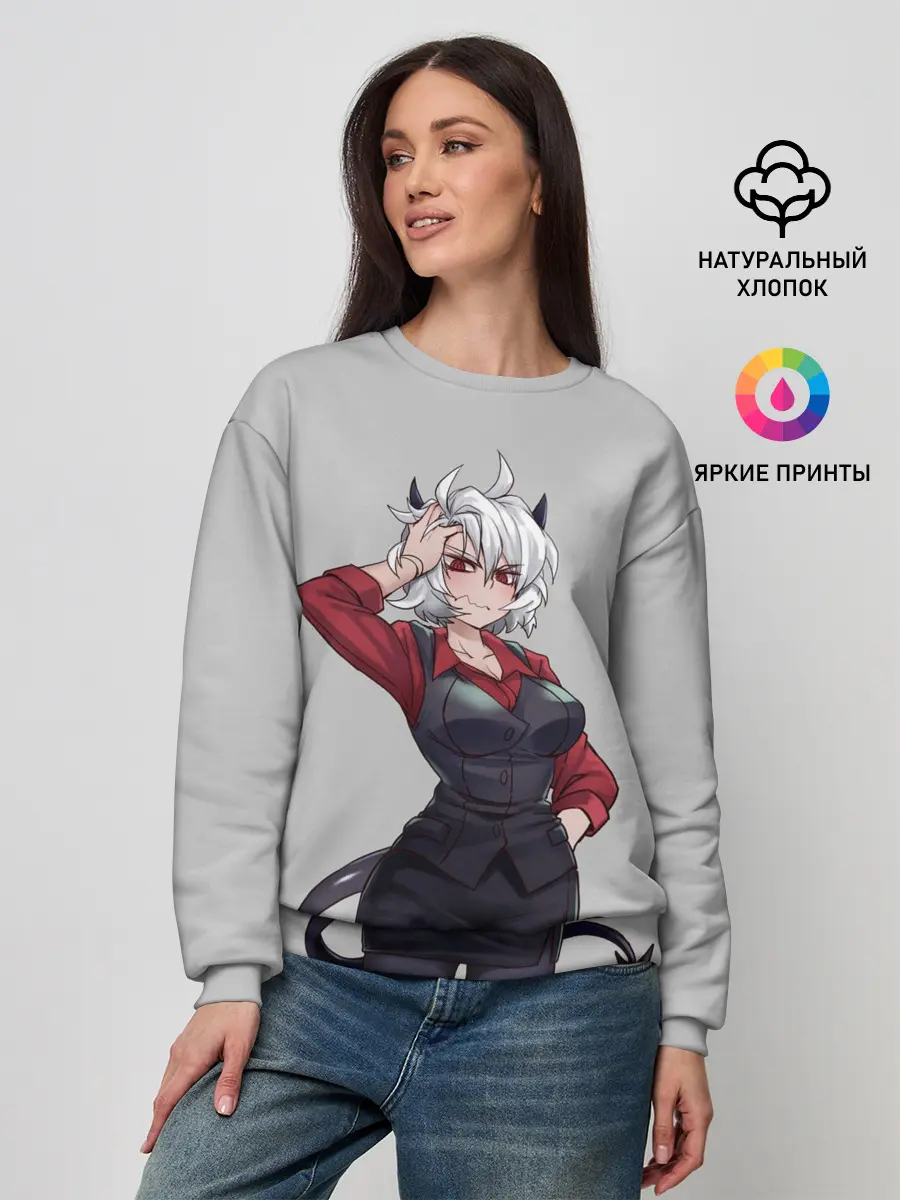 Женский свитшот / Malina рука на голове Helltaker