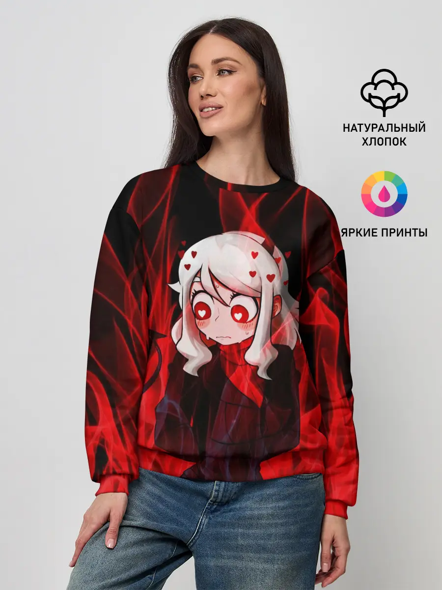 Женский свитшот / Главный герой Helltaker