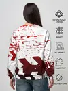 Женский свитшот / KILLA красные следы