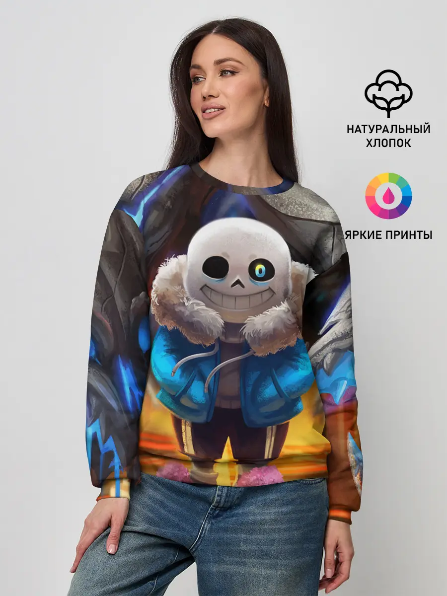 Женский свитшот / UNDERTALE | АНДЕРТЕЙЛ