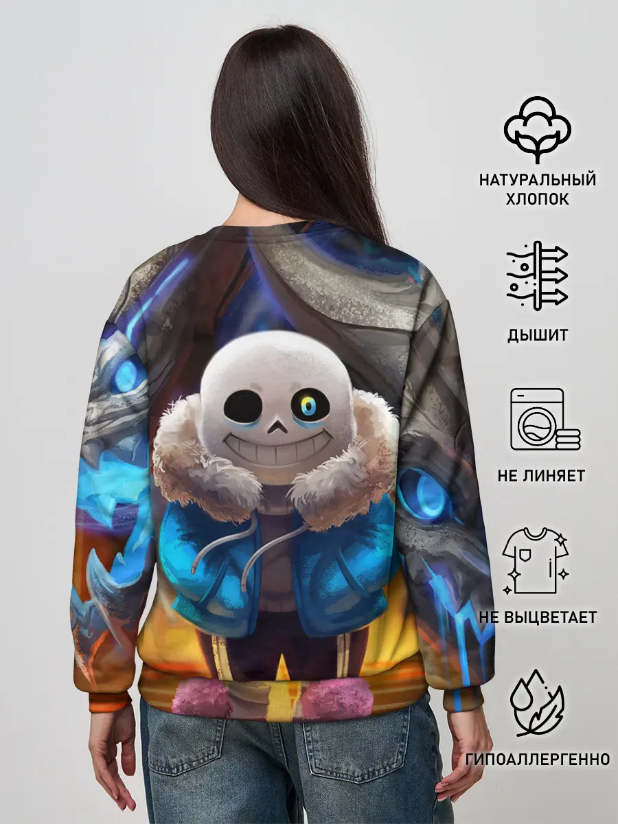 Женский свитшот / UNDERTALE | АНДЕРТЕЙЛ