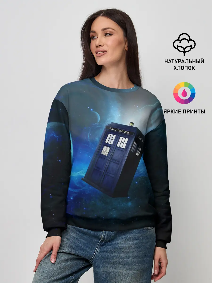 Женский свитшот / ТАРДИС