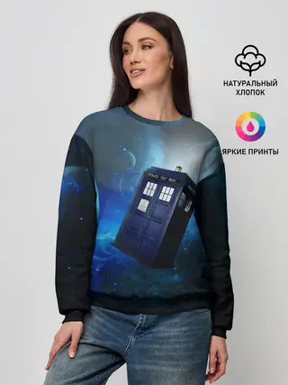 Женский свитшот / ТАРДИС