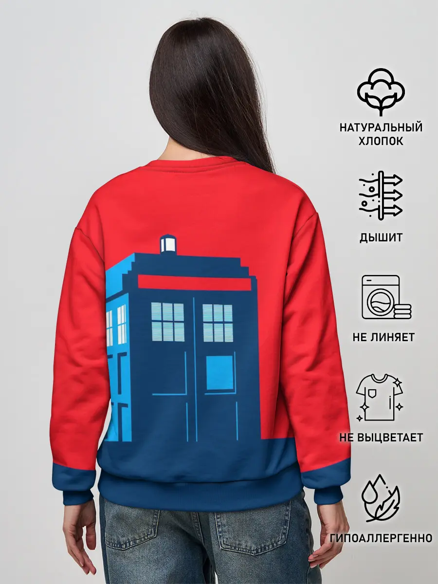 Женский свитшот / IN TARDIS WE TRUST