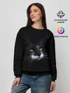 Женский свитшот / Кот