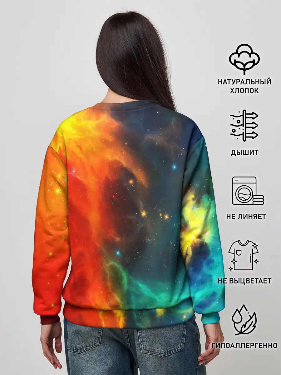 Женский свитшот / БИТВА КОСМОСА