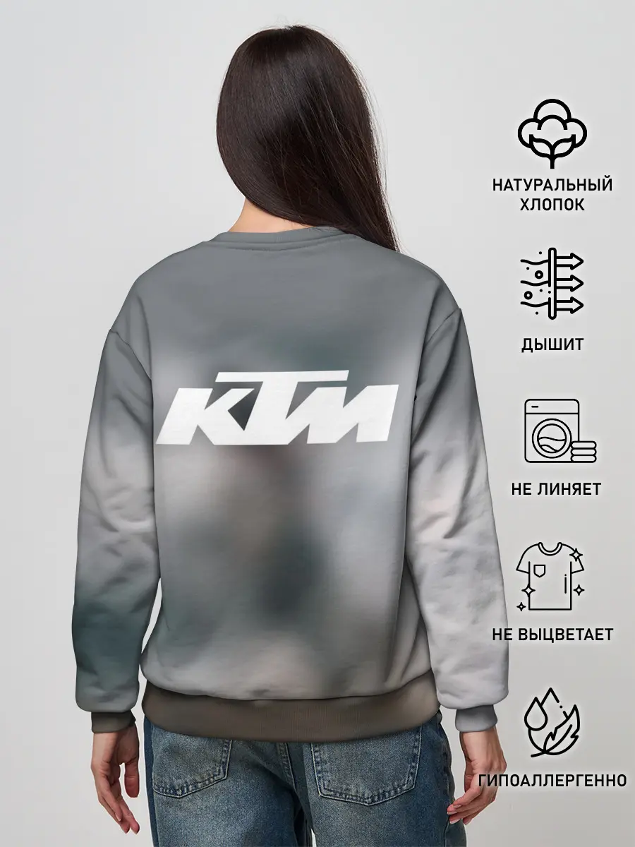 Женский свитшот / МОТОКРОСС КТМ | MOTOCROSS KTM