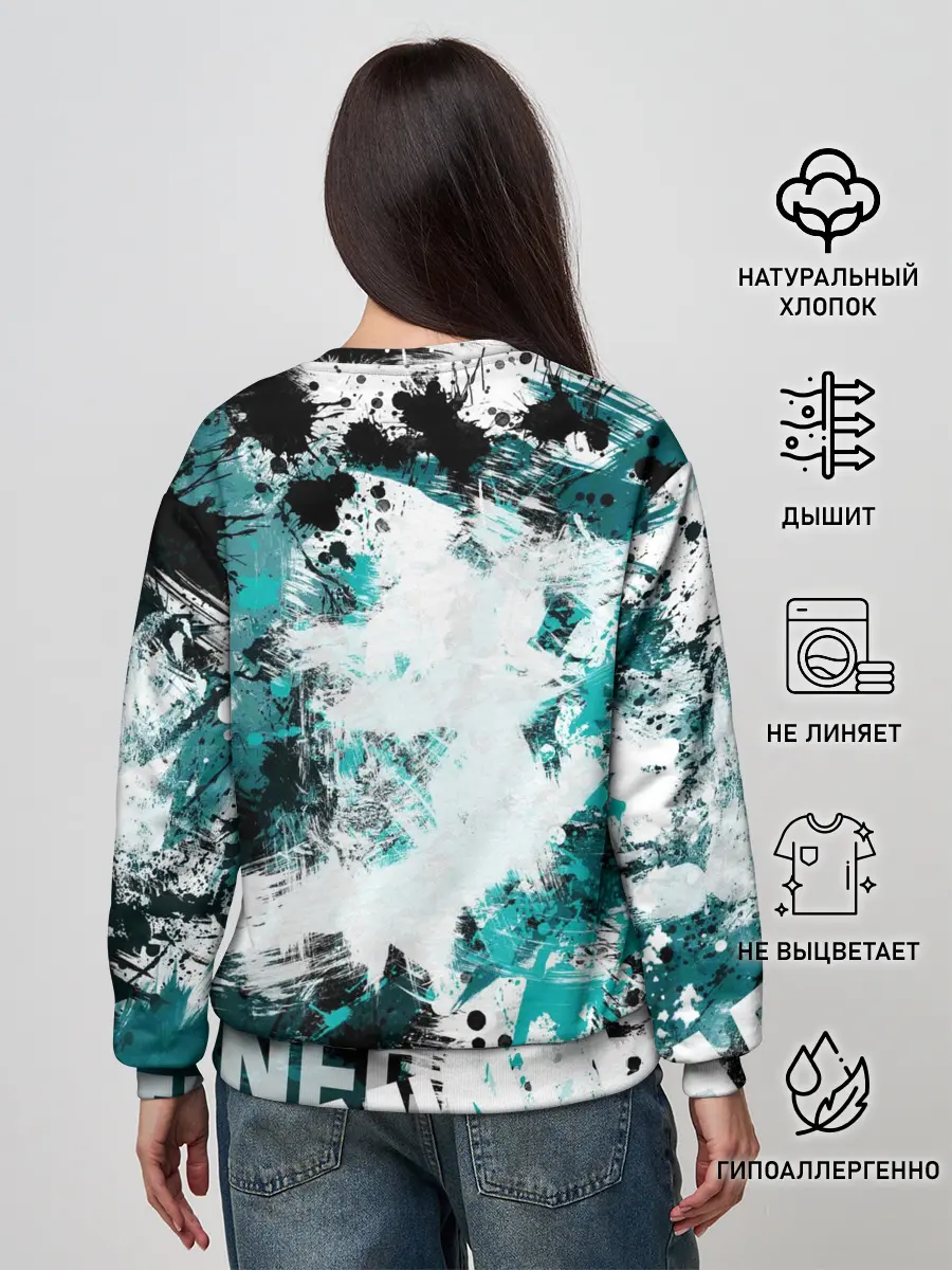 Женский свитшот / Minecraft / Майнкрафт