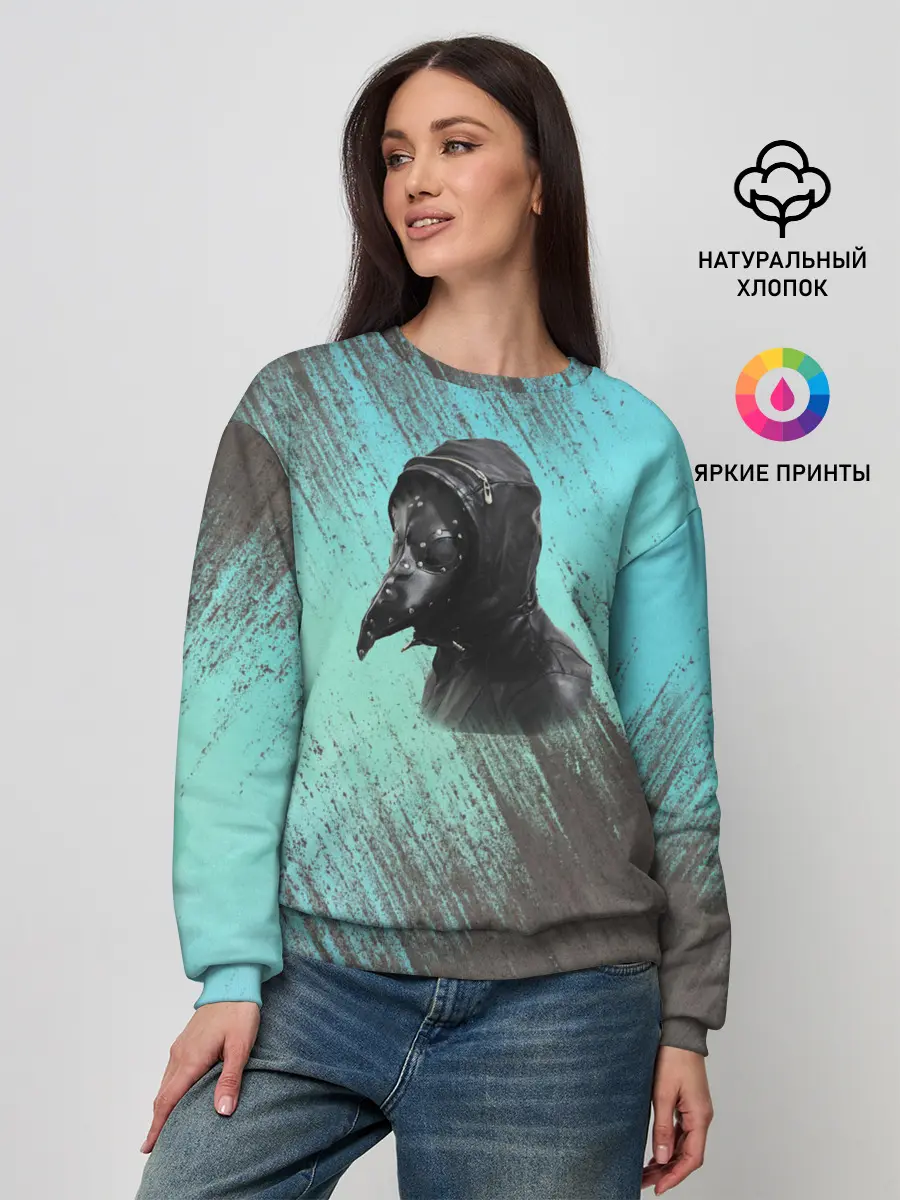 Женский свитшот / Чумной доктор