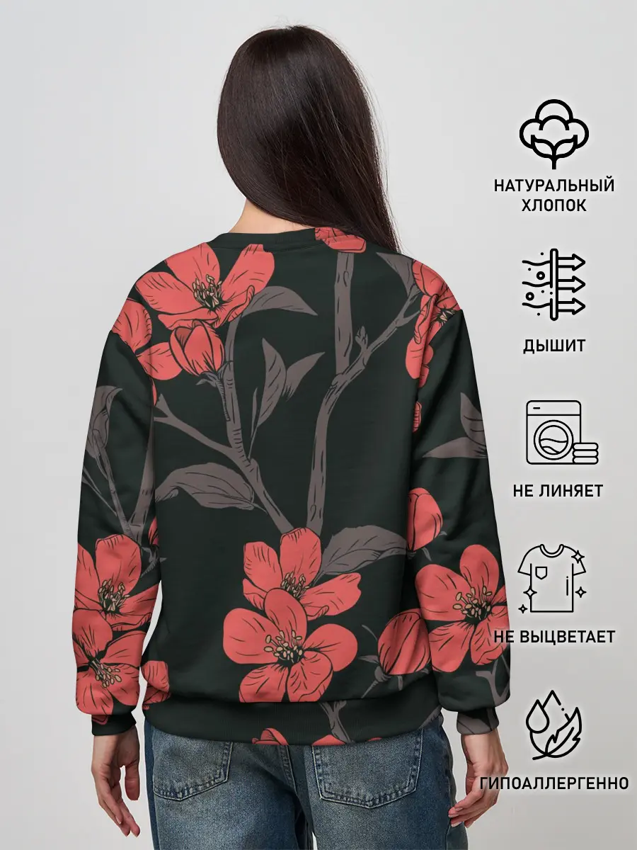 Женский свитшот / САКУРА | SAKURA