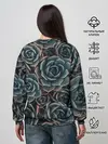 Женский свитшот / ЦВЕТЫ РОЗЫ | STEEL ROSES