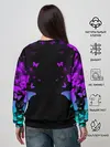 Женский свитшот / НЕОНОВЫЕ БАБОЧКИ | NEON BUTTERFLIES
