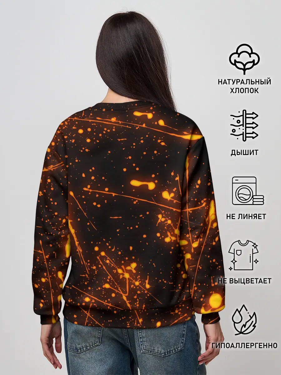 Женский свитшот / FLAME | ПЛАМЯ