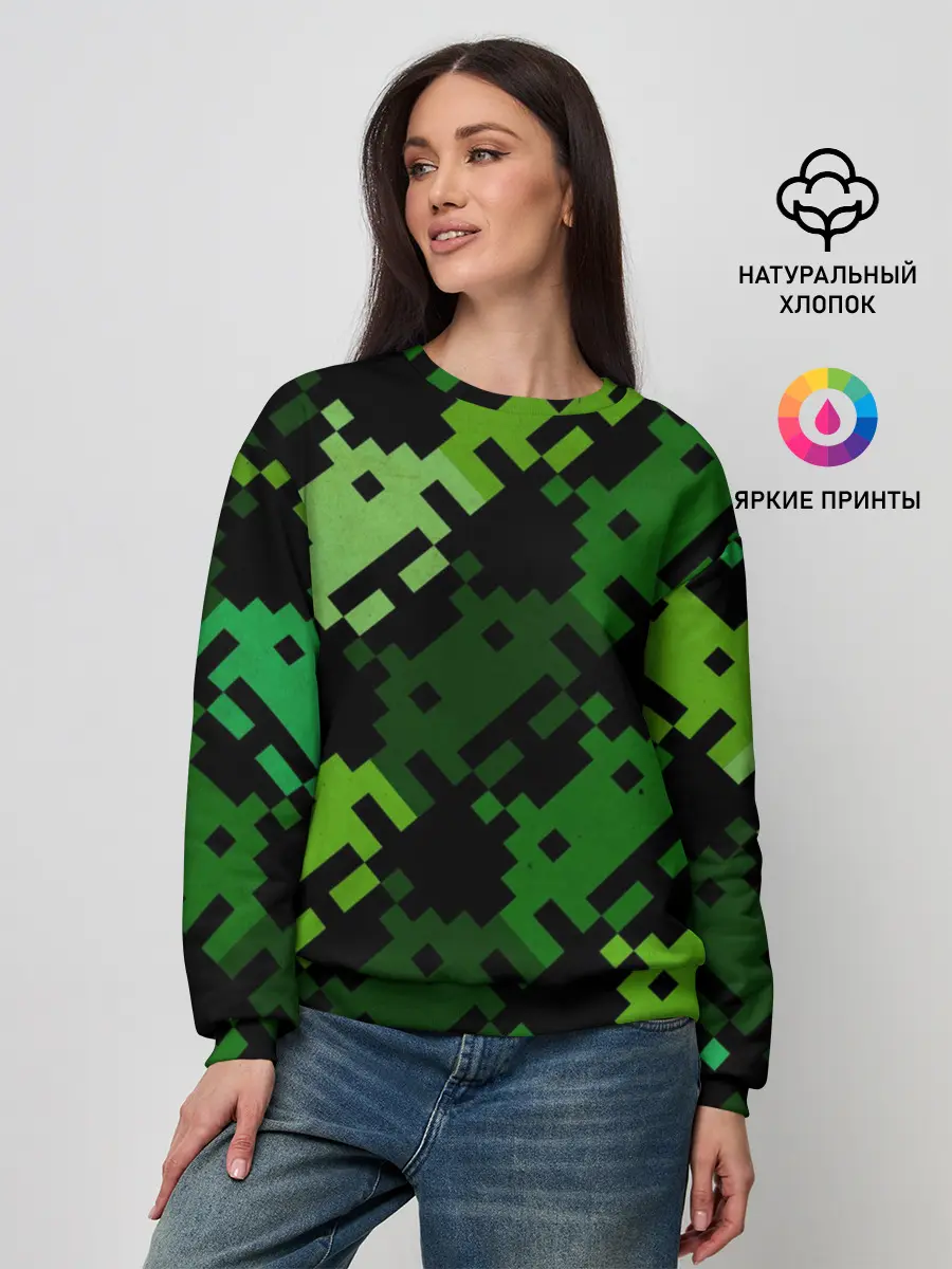 Женский свитшот / Space Invaders