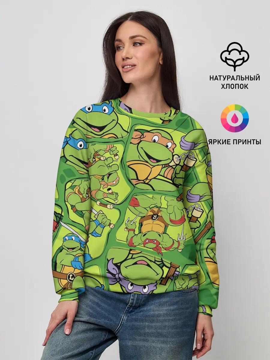 Женский свитшот / Teenage Mutant Ninja Turtles