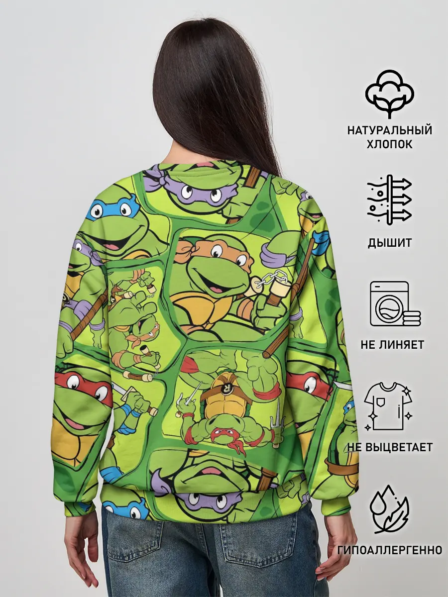 Женский свитшот / Teenage Mutant Ninja Turtles