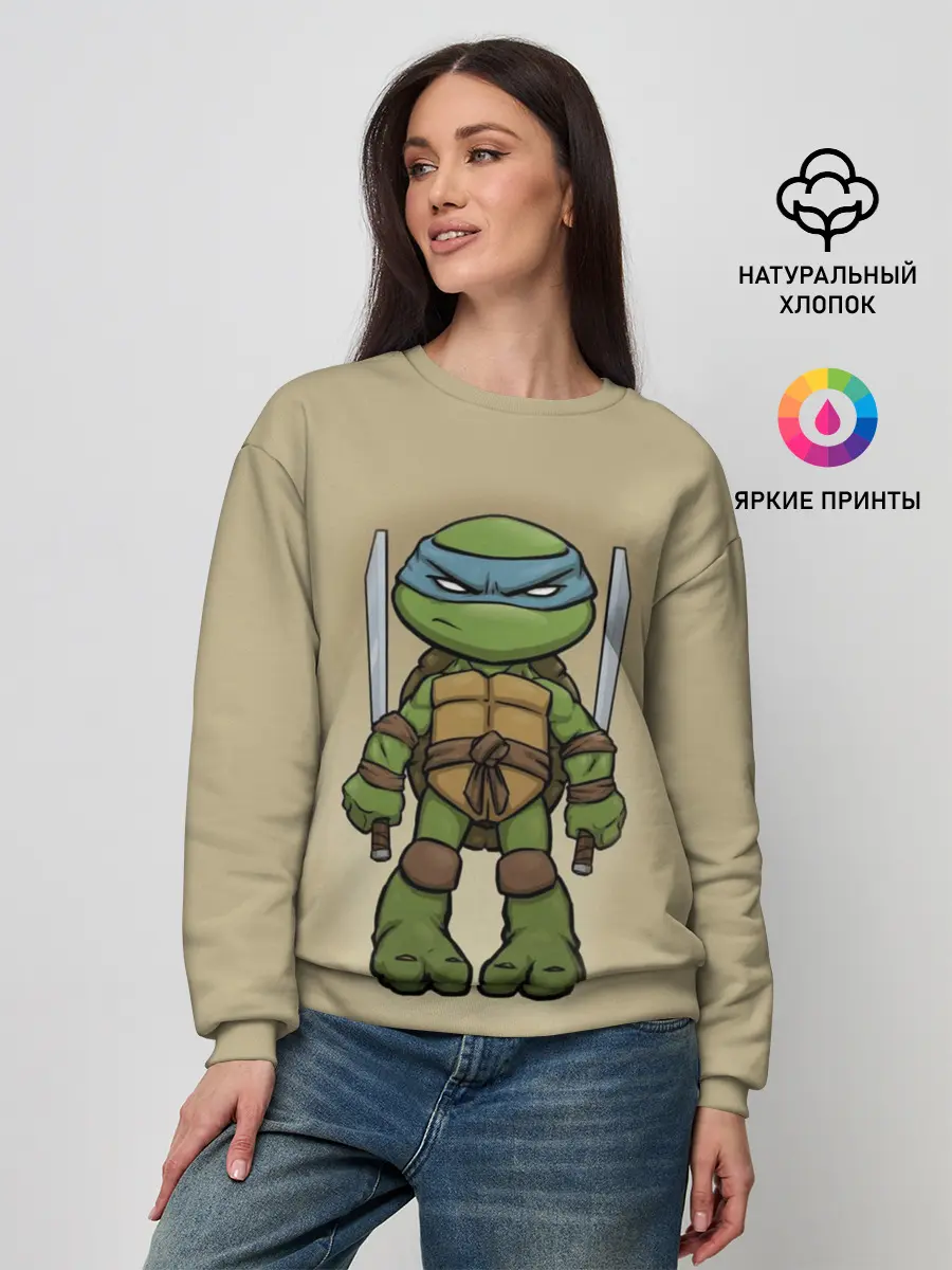 Женский свитшот / ЧЕРЕПАШКИ - НИНДЗЯ