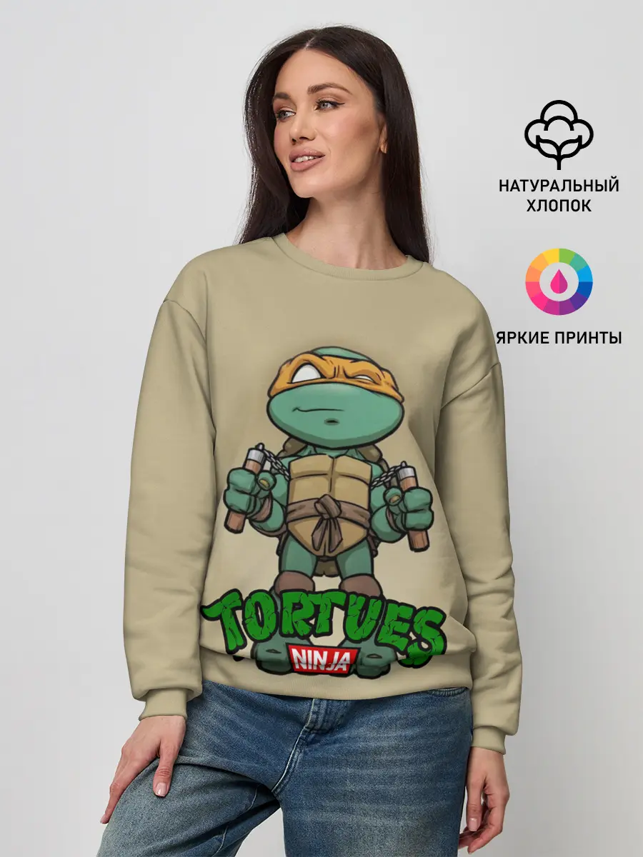 Женский свитшот / ЧЕРЕПАШКИ - НИНДЗЯ