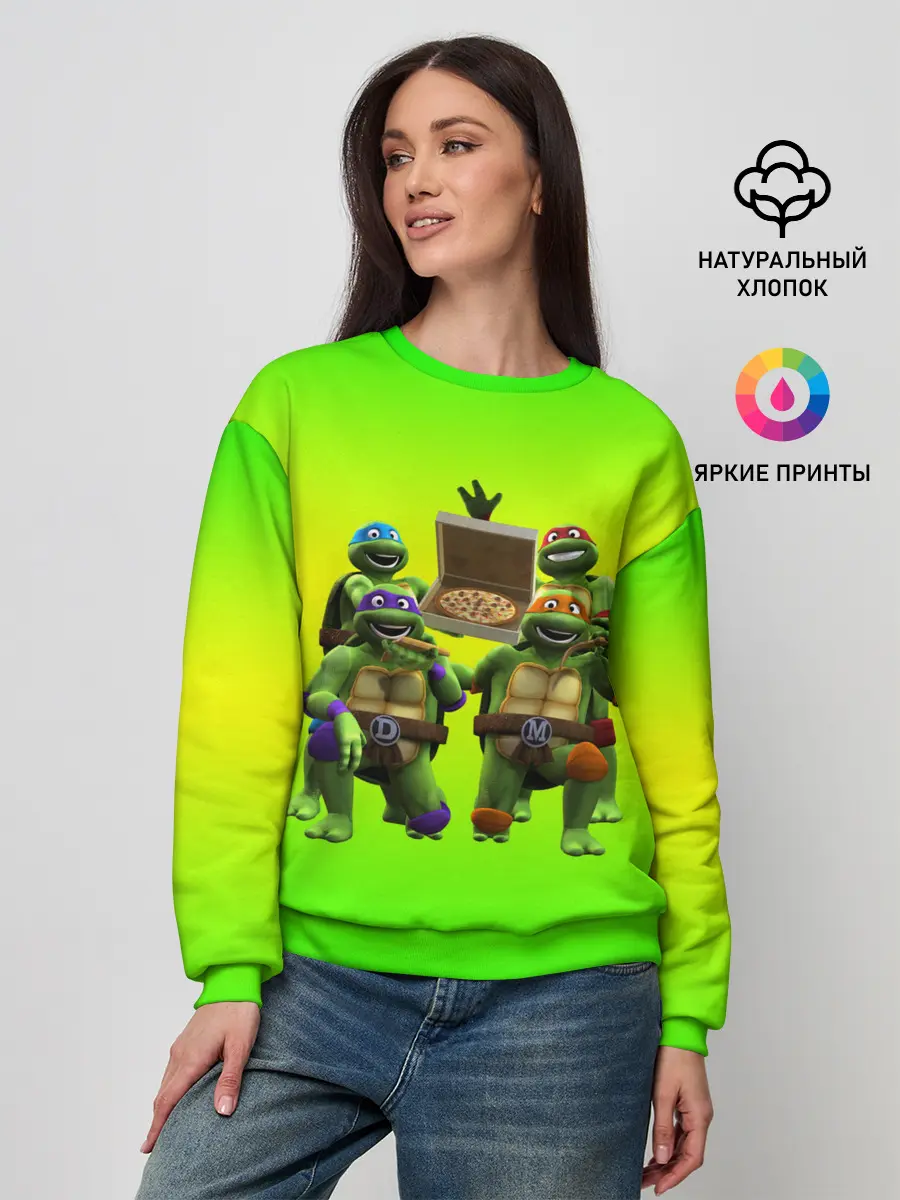 Женский свитшот / ЧЕРЕПАШКИ - НИНДЗЯ