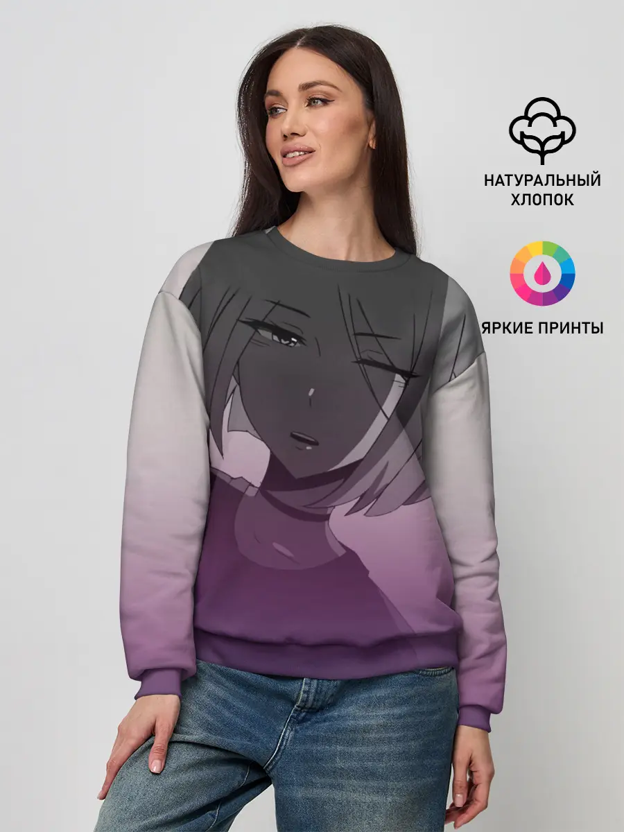 Женский свитшот / Аниме девочка в тумане