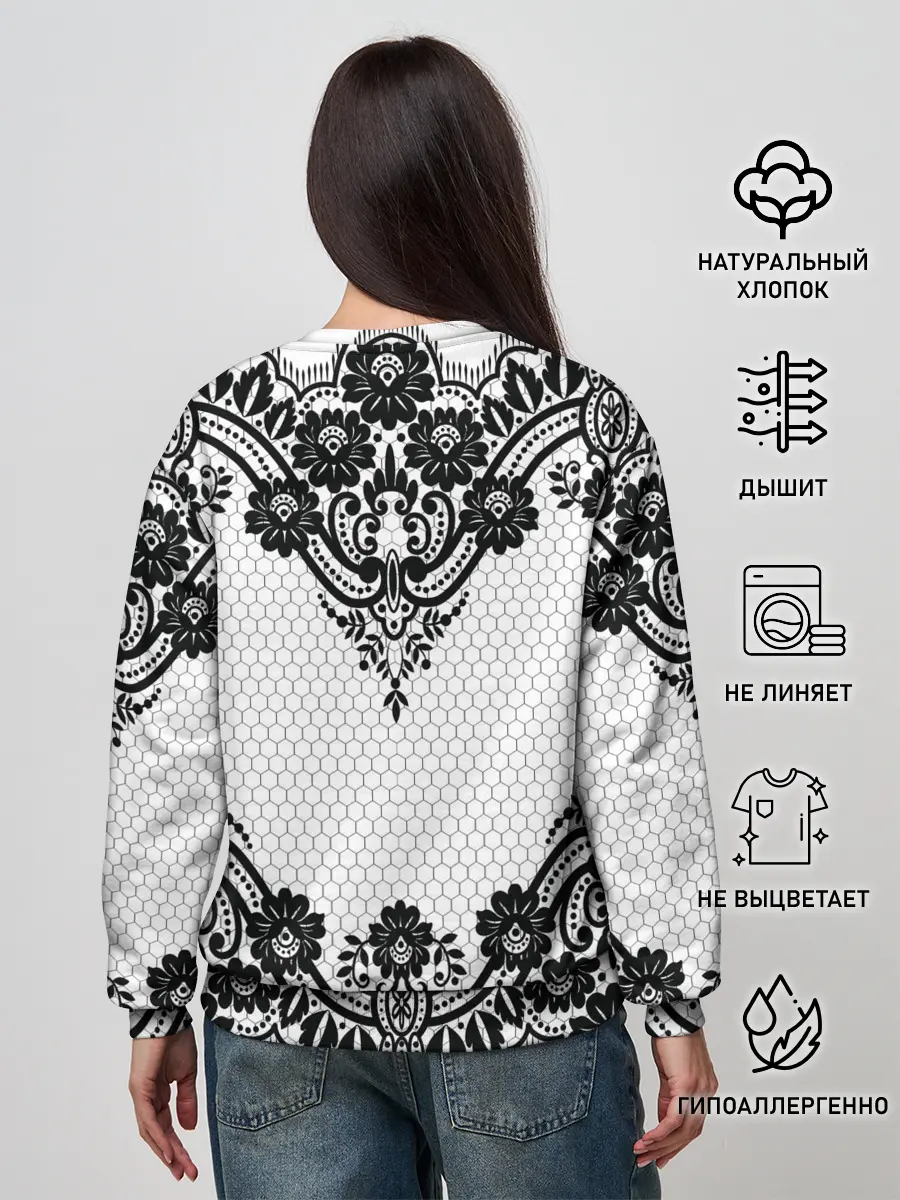 Женский свитшот / КРУЖЕВА | WEAVING