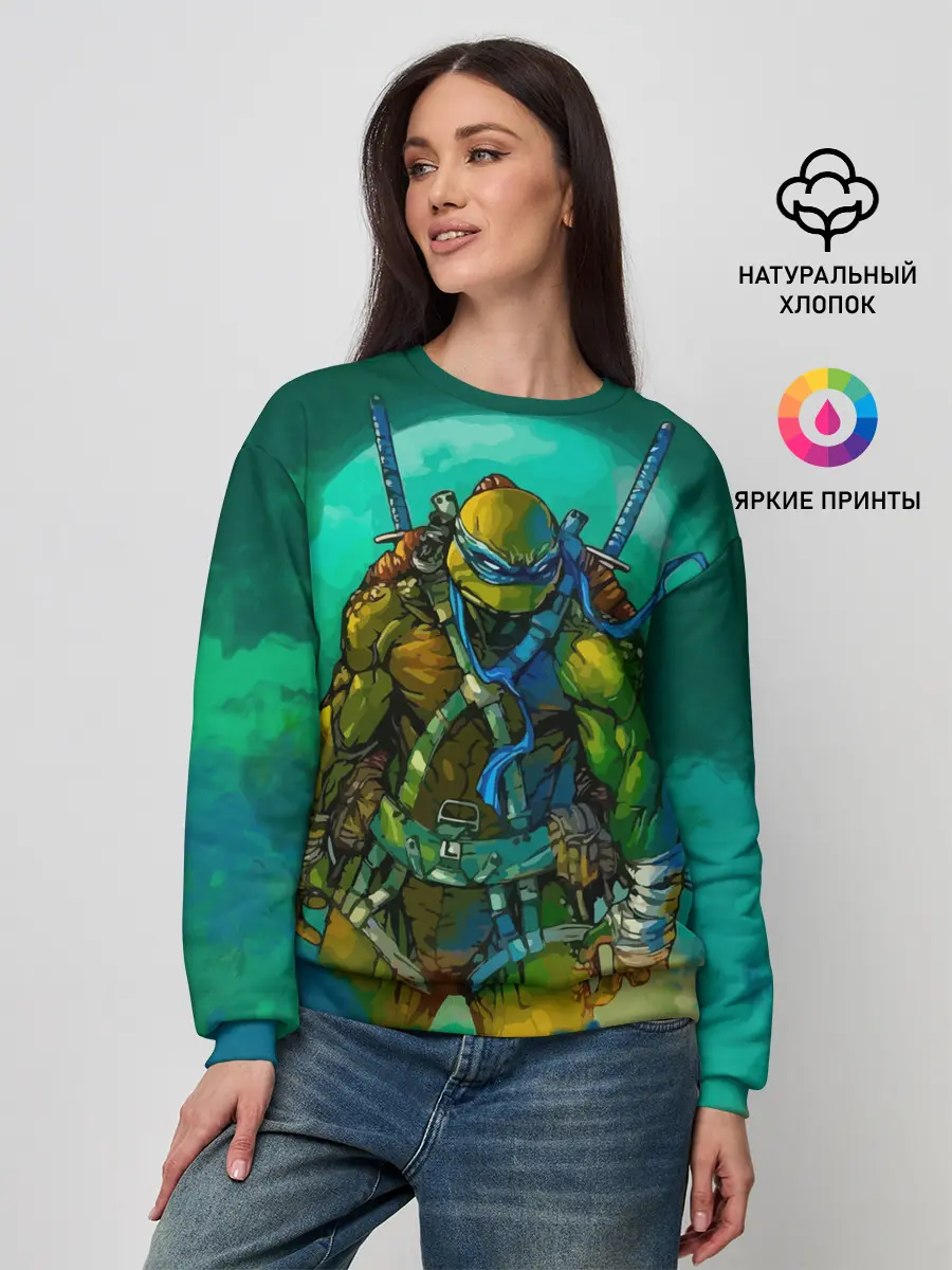 Женский свитшот / Черепашки ниндзя