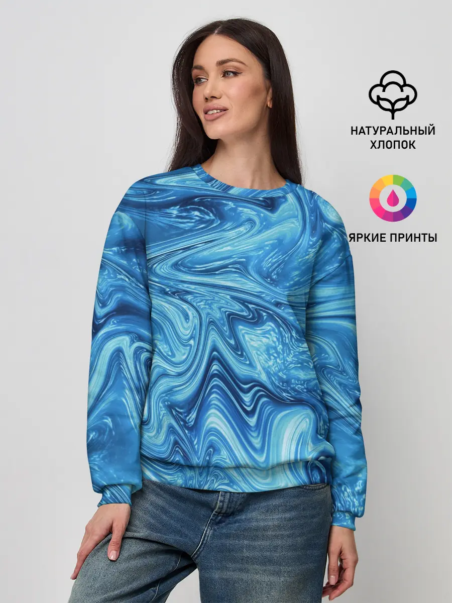 Женский свитшот / Водоворот