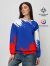 Женский свитшот / РОССИЯ ТРИКОЛОР