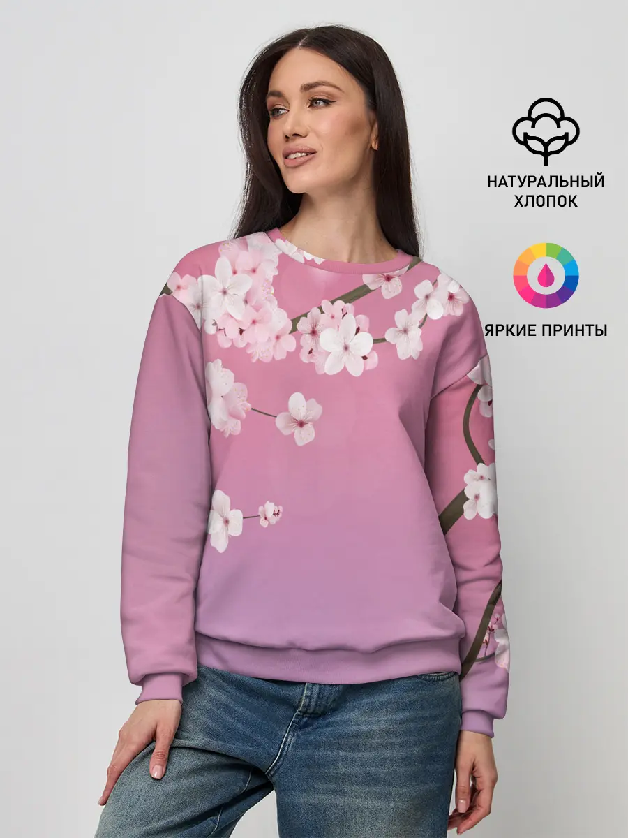 Женский свитшот / САКУРА | SAKURA