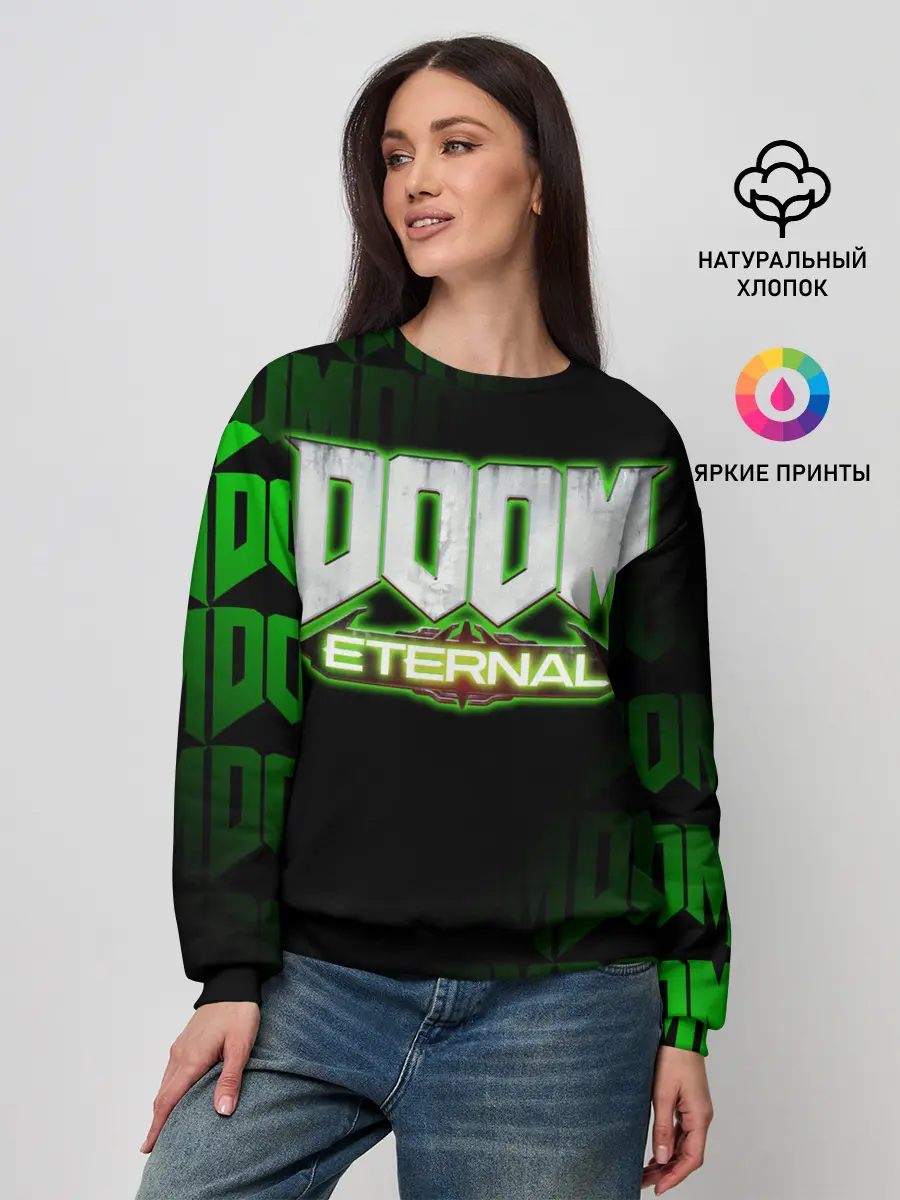 Женский свитшот / DOOM: ETERNAL.