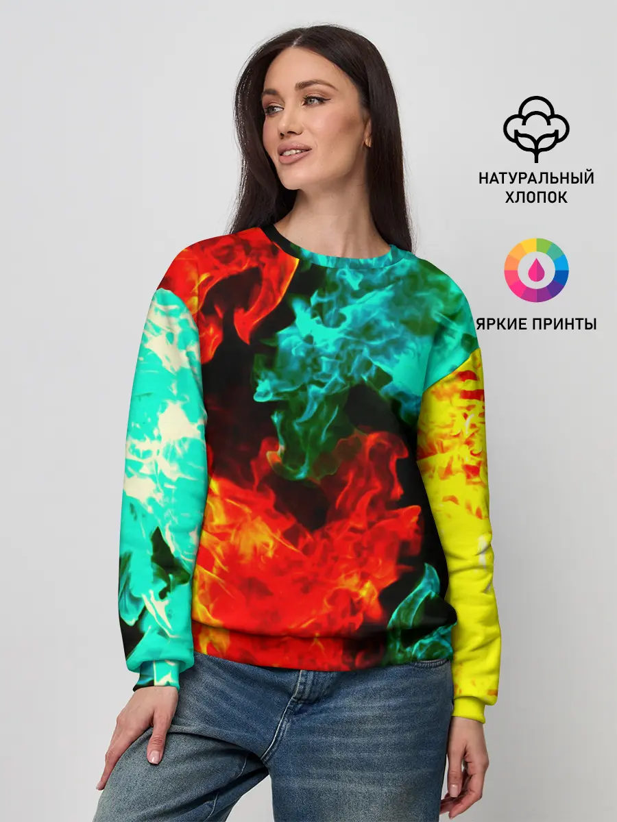 Женский свитшот / БИТВА ОГНЕЙ