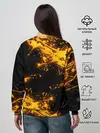 Женский свитшот / БРЫЗГИ КРАСКИ NEON