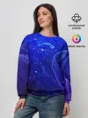 Женский свитшот / СИНИЙ КОСМОС