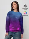 Женский свитшот / НЕОНОВЫЙ КОСМОС