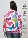 Женский свитшот / БАБОЧКИ ПАТТЕРН | BUTTERFLY PATTERN