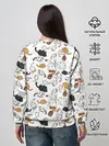 Женский свитшот / Котики.