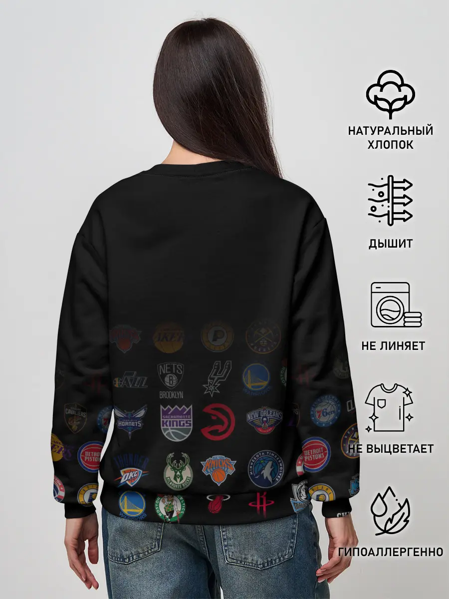 Женский свитшот / Los Angeles Clippers