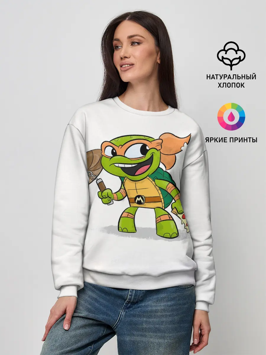 Женский свитшот / ЧЕРЕПАШКИ МУТАНТЫ НИНДЗЯ