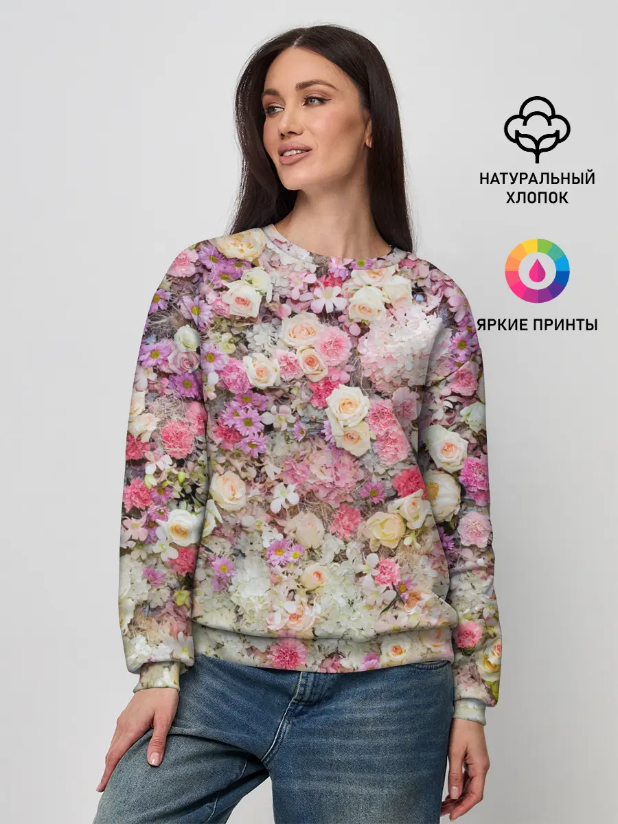 Женский свитшот / ВЕСЕННИЕ НАСТРОЕНИЕ | SPRING MOOD