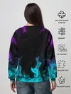 Женский свитшот / НЕОНОВЫЙ ОГОНЬ | NEON FIRE