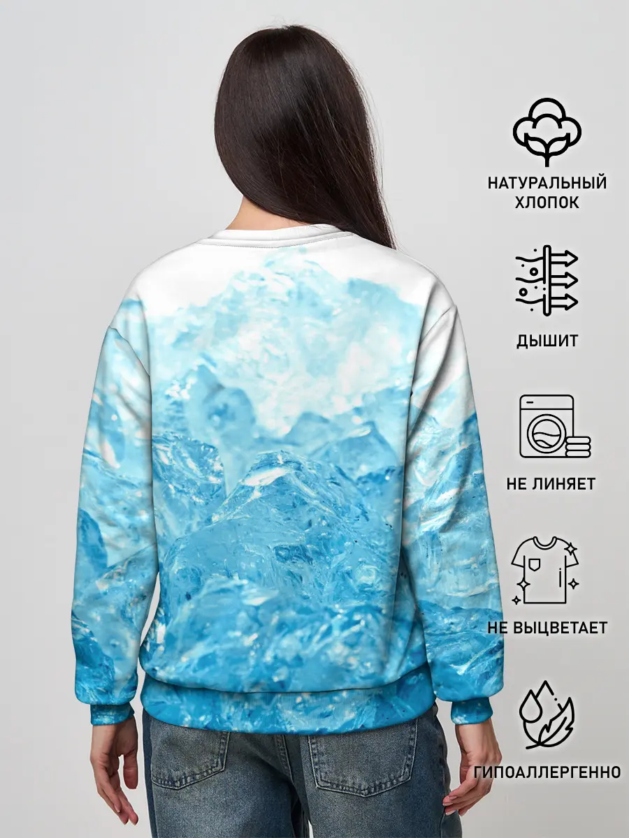 Женский свитшот / Лёд