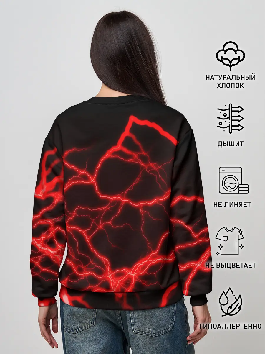Женский свитшот / МОЛНИИ